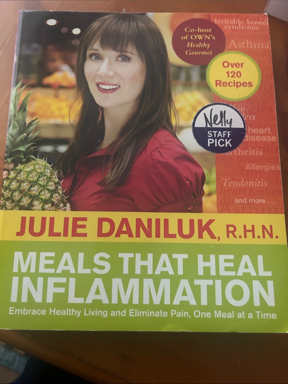Meals That Heal Inflammation Cookbook - Yellow & Green Cover